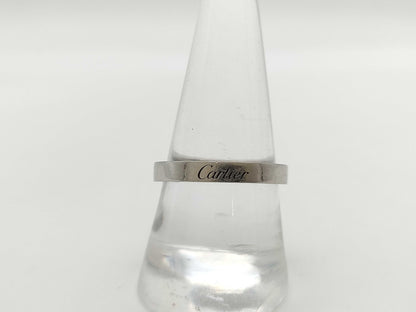 Cartier C Deux #57 PT950 5.9g Ring 