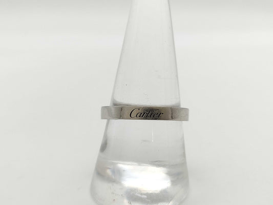 Cartier C Deux #57 PT950 5.9g Ring 
