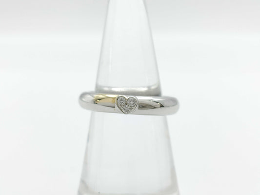 Tiffany & Co. Friendship Diamond Ring, WG 750, 4.8g 