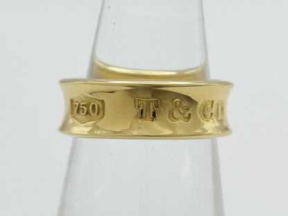 Tiffany & Co. Narrow Yellow Gold 750 5.9g Ring 