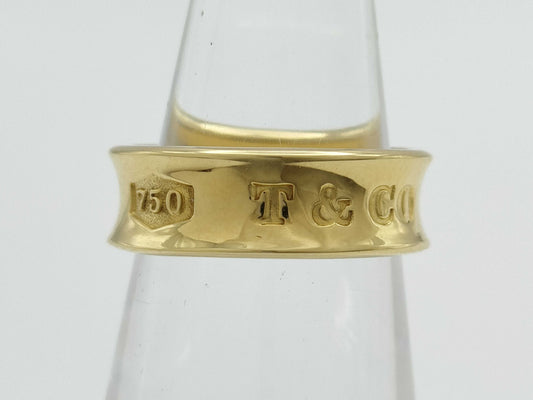 Tiffany & Co. Narrow Yellow Gold 750 5.9g Ring 