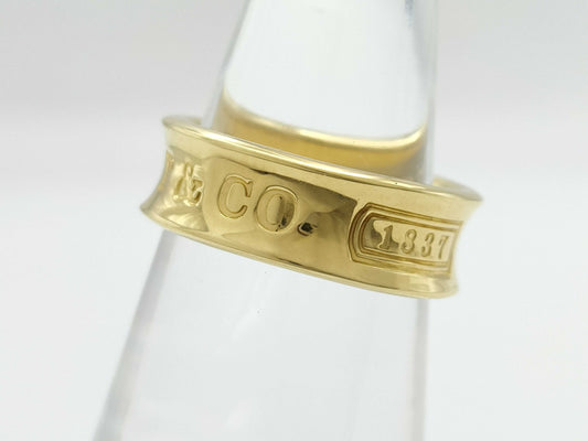 Tiffany & Co. Narrow Yellow Gold 750 5.9g Ring 