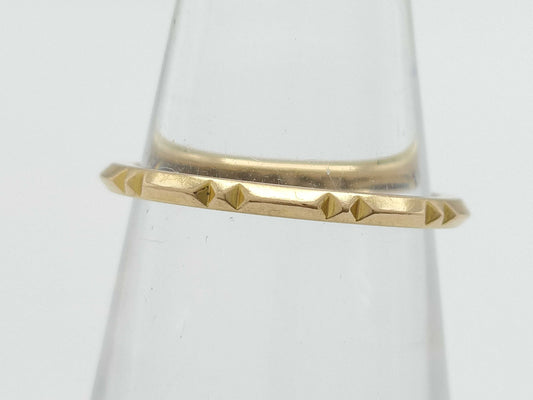 Tiffany & Co. True Band Yellow Gold AU750 1.9g Ring 