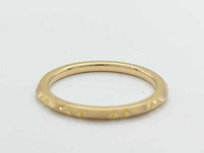 Tiffany & Co. True Band Yellow Gold AU750 1.9g Ring 