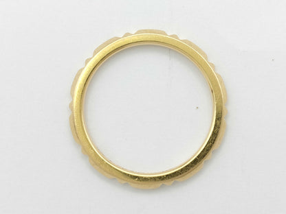 Tiffany & Co. True Band Yellow Gold AU750 1.9g Ring 