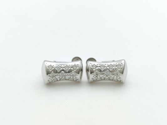 TASAKI D0.15ct/0.15ct K18WG 6.3g Earrings 