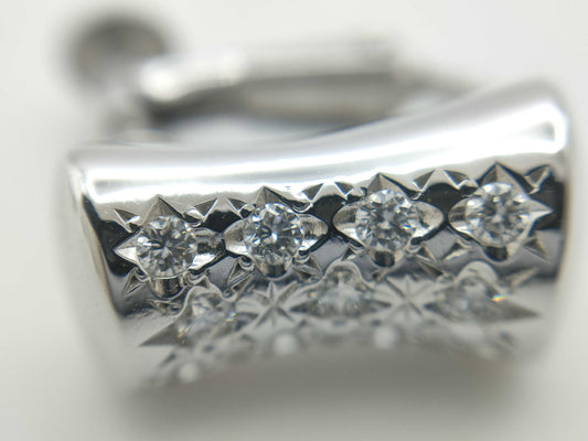 TASAKI D0.15ct/0.15ct K18WG 6.3g Earrings 