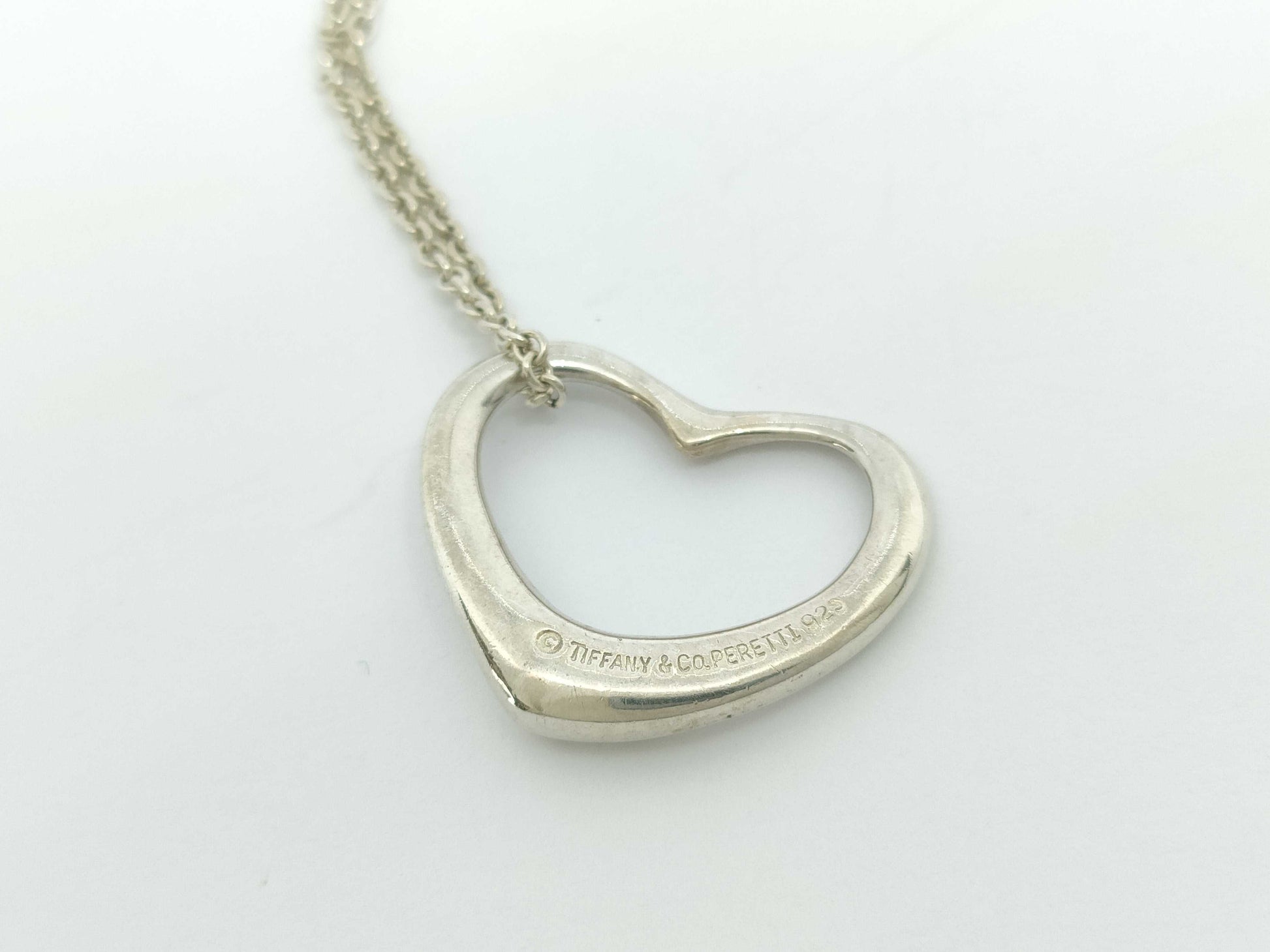 Tiffany & Co. Tiffany & Co. Open Heart Necklace, SV925, 5.4g