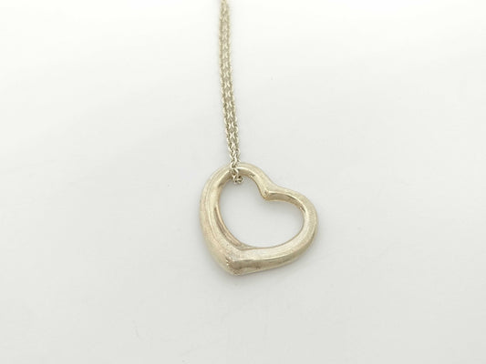 Tiffany & Co. Tiffany & Co. Open Heart Tiffany Open Heart Necklace SV925 6.6g Necklace Necklace