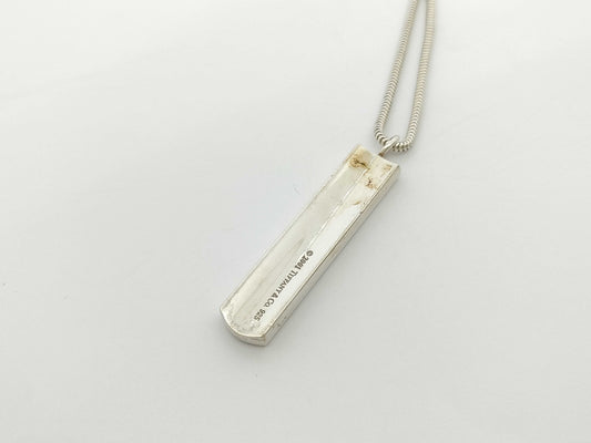 Tiffany & Co. Tiffany & Co. 1837 Narrow Tag Necklace, SV925, 13.5g