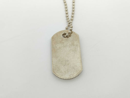 Tiffany & Co. Tiffany & Co. Tiffany Dog Tag Necklace, SV925, 27.7g