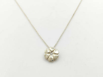 Tiffany & Co. Crown of Hearts 1PD 925 2.6g Necklace 