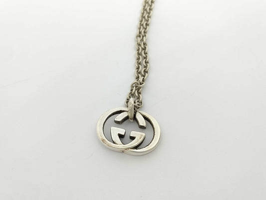 GUCCI Interlocking G SV925 26.3g Necklace