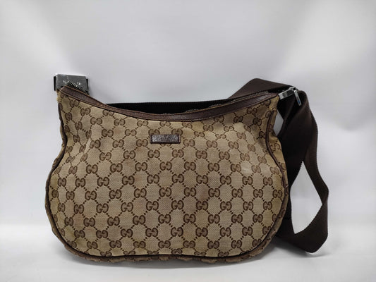GUCCI Gucci GG Canvas Shoulder Bag