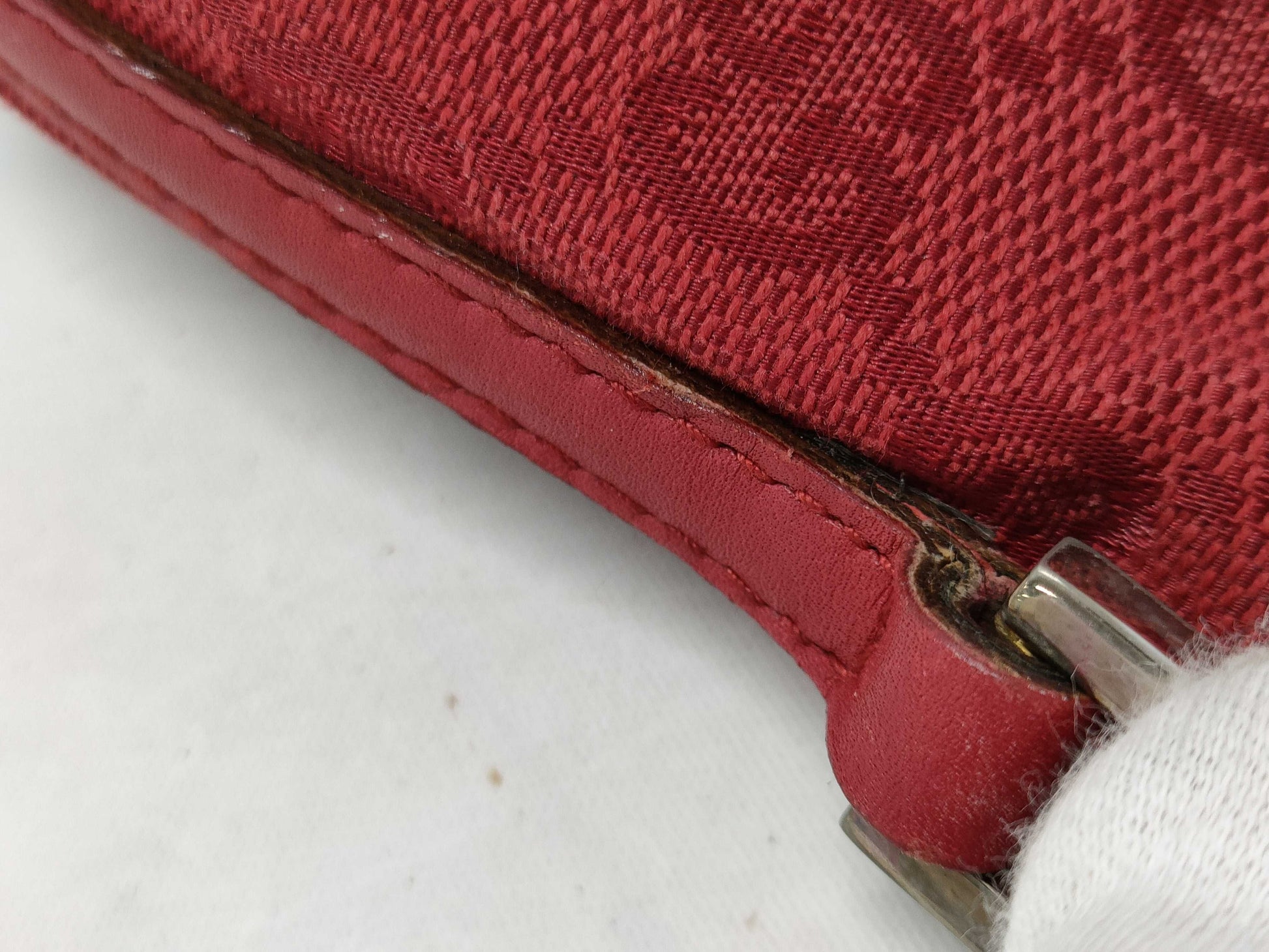 GUCCI Gucci GG Canvas Accessory Pouch Handbag