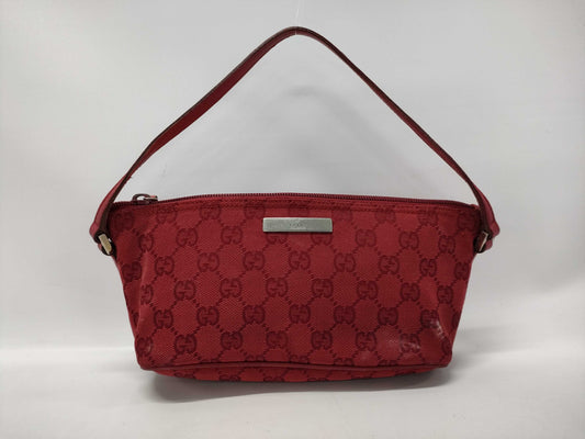 GUCCI Gucci GG Canvas Accessory Pouch Handbag