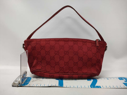 GUCCI Gucci GG Canvas Accessory Pouch Handbag