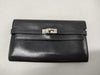 HERMES Kelly Wallet Navy