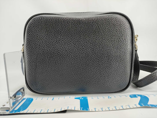 GUCCI Soho Shoulder Bag, Black, 308364