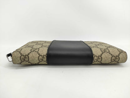 GUCCI GG Supreme Round Zip Long Wallet 451249 Wallet