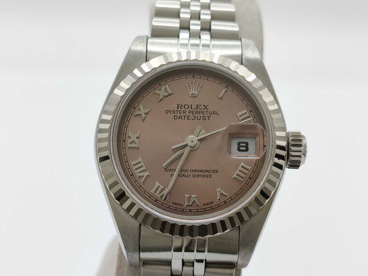 ROLEX Datejust 79174 A728304 Pink Roman Women's Watch