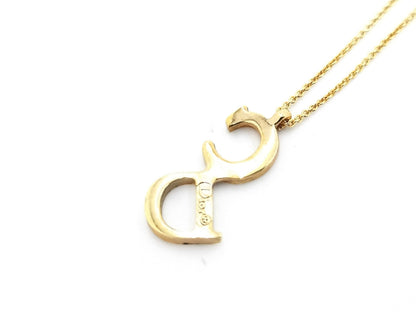 Dior CD logo necklace