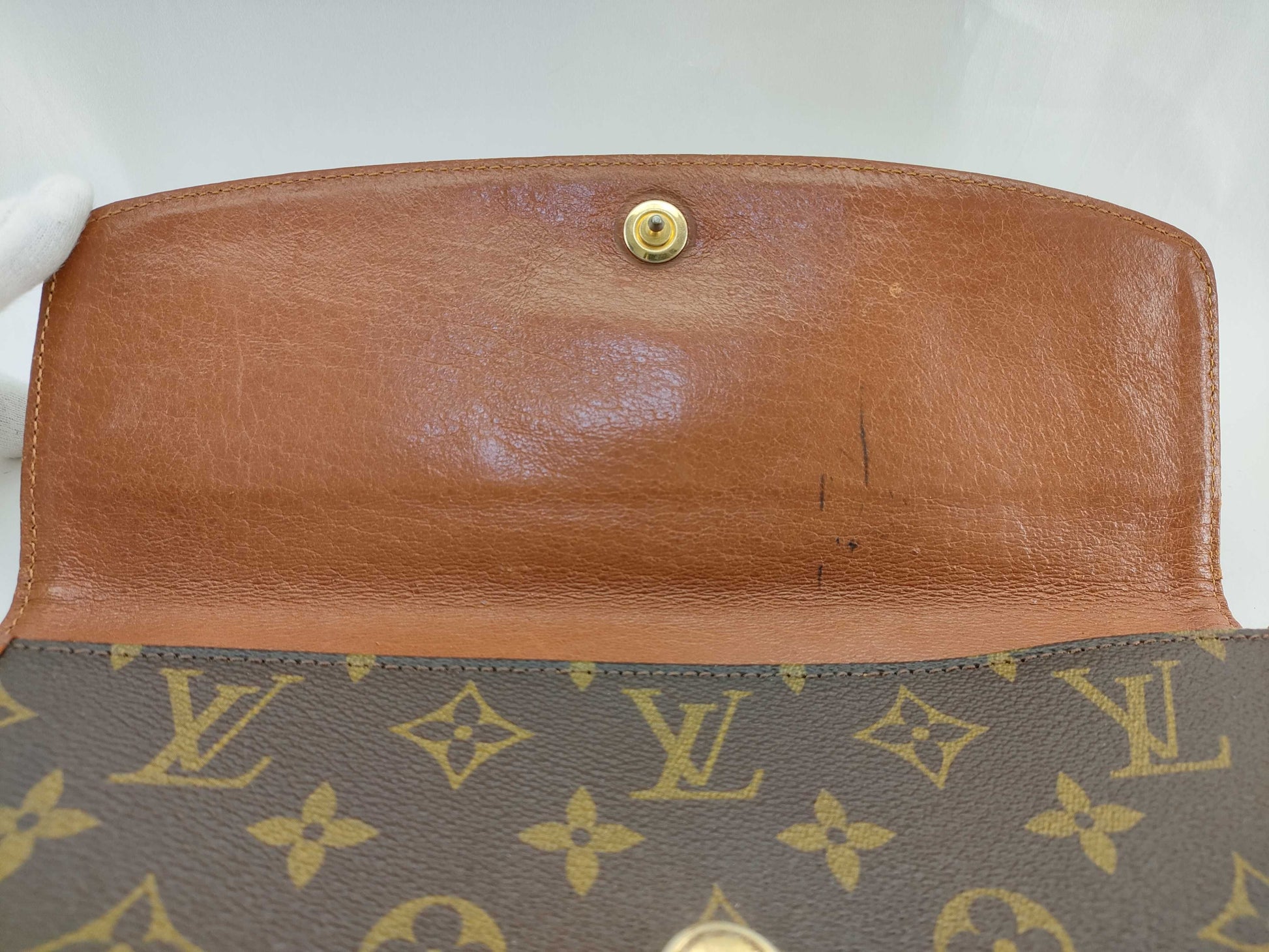 LOUIS VUITTON Monogram Pochette Dame Clutch Bag