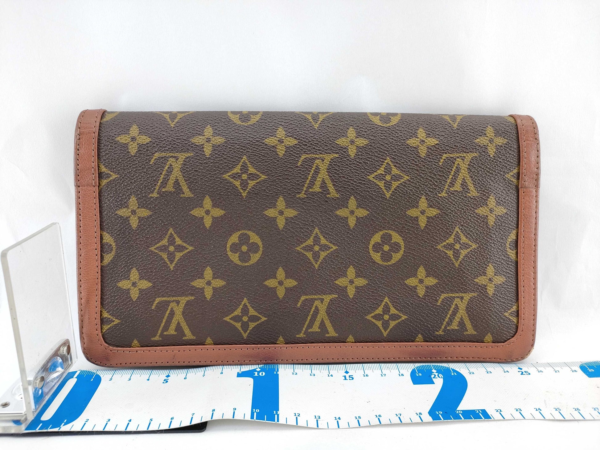 LOUIS VUITTON Monogram Pochette Dame Clutch Bag