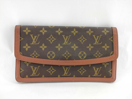 LOUIS VUITTON Monogram Pochette Dame Clutch Bag