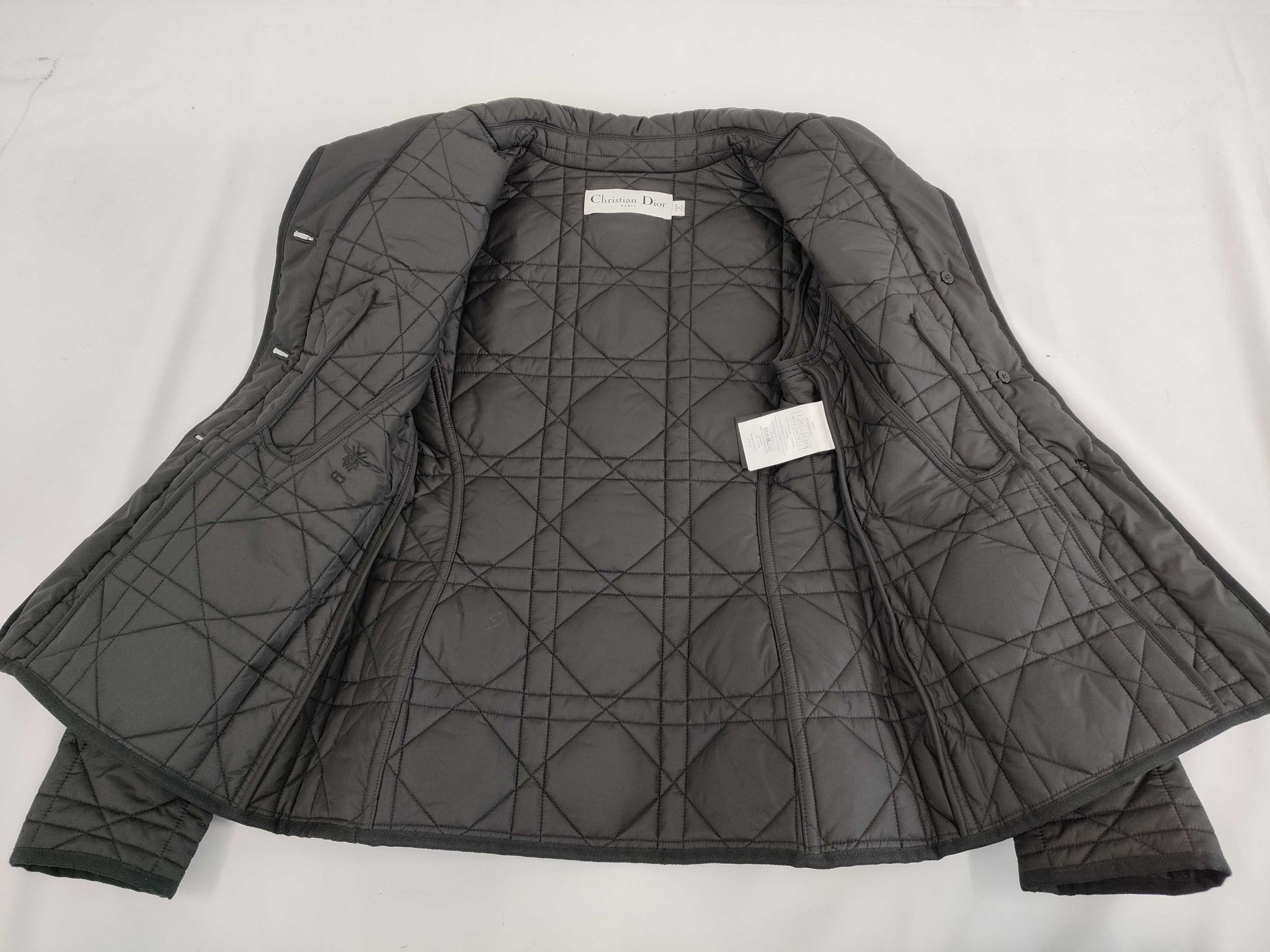 Dior Christian Dior quilted jumper size 34 jacket