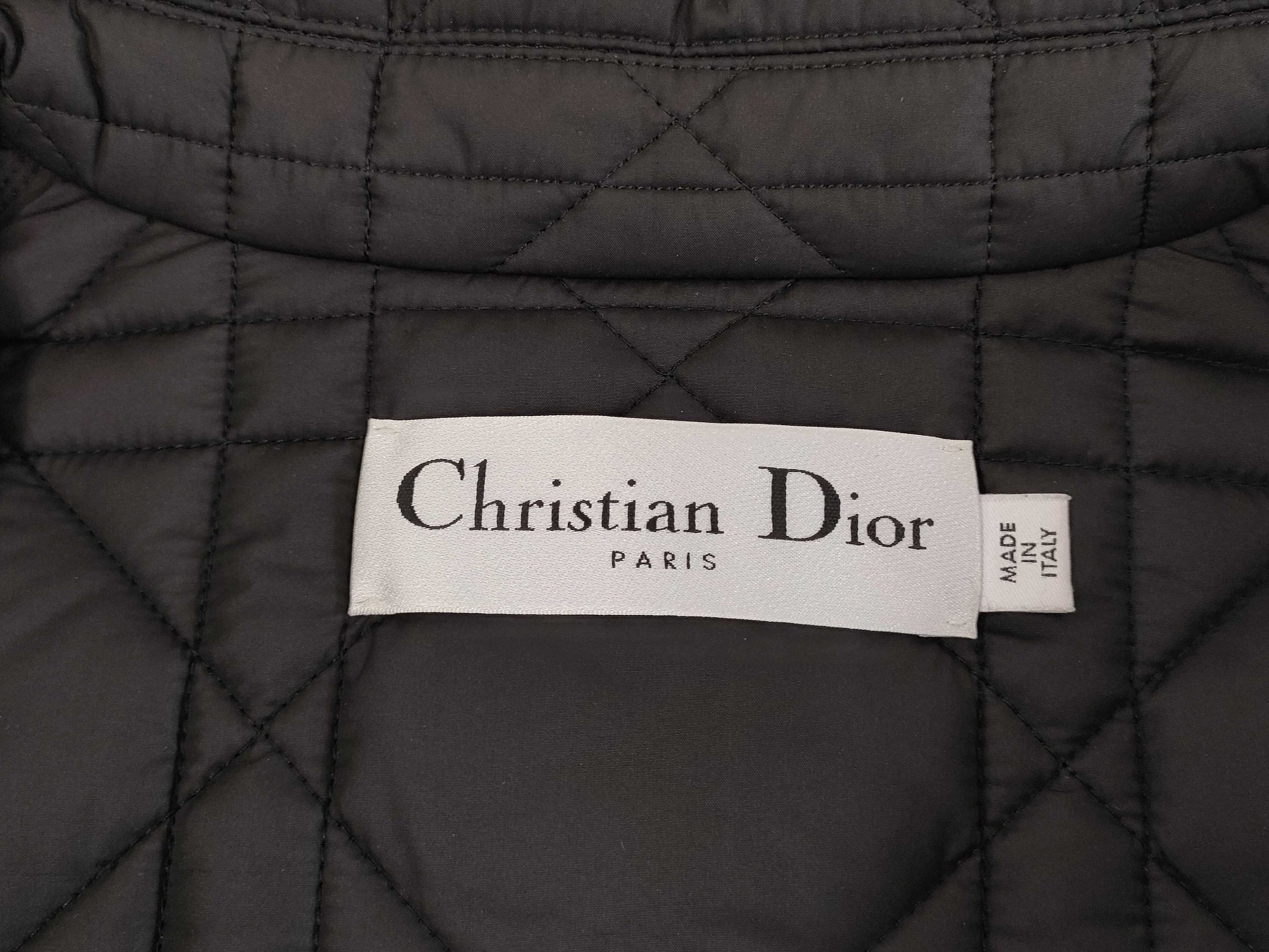 Dior Christian Dior quilted jumper size 34 jacket