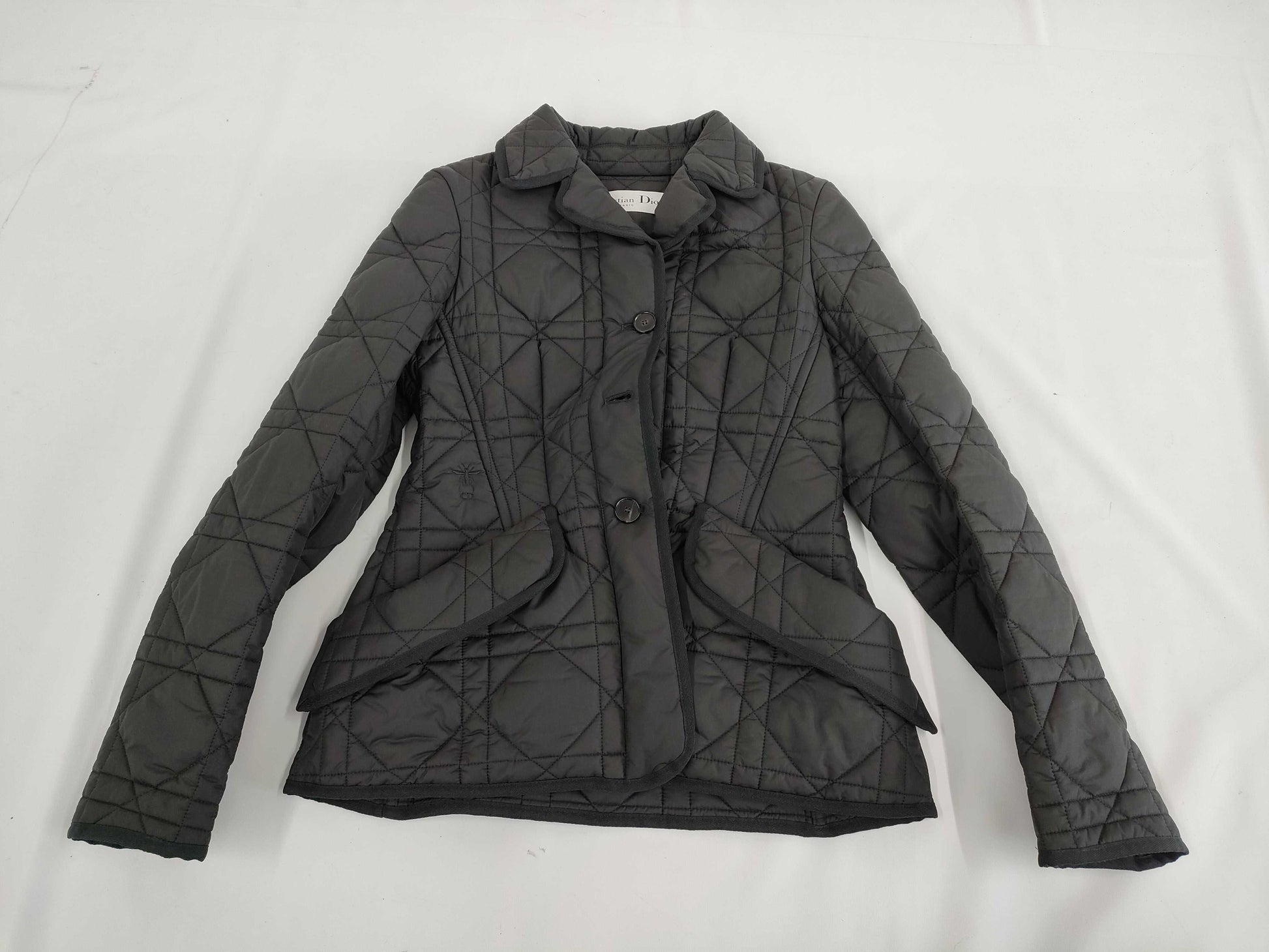 Dior Christian Dior quilted jumper size 34 jacket