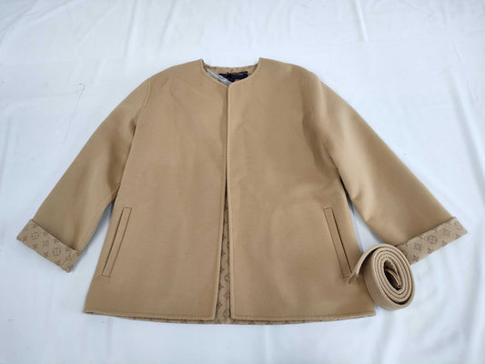 LOUIS VUITTON LOUIS VUITTON Louis Vuitton Double Face Wrap Coat Size 42 Coat