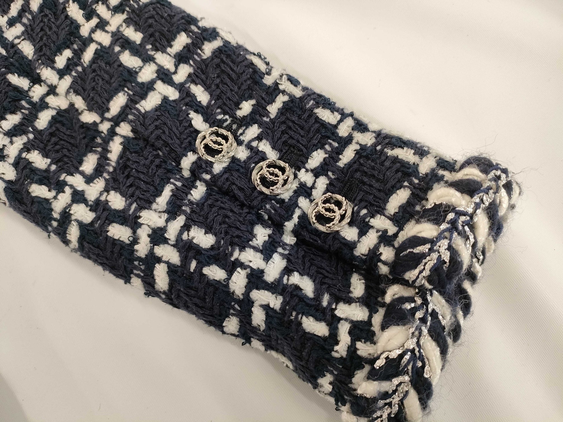 CHANEL Chanel tweed jacket 34 jacket