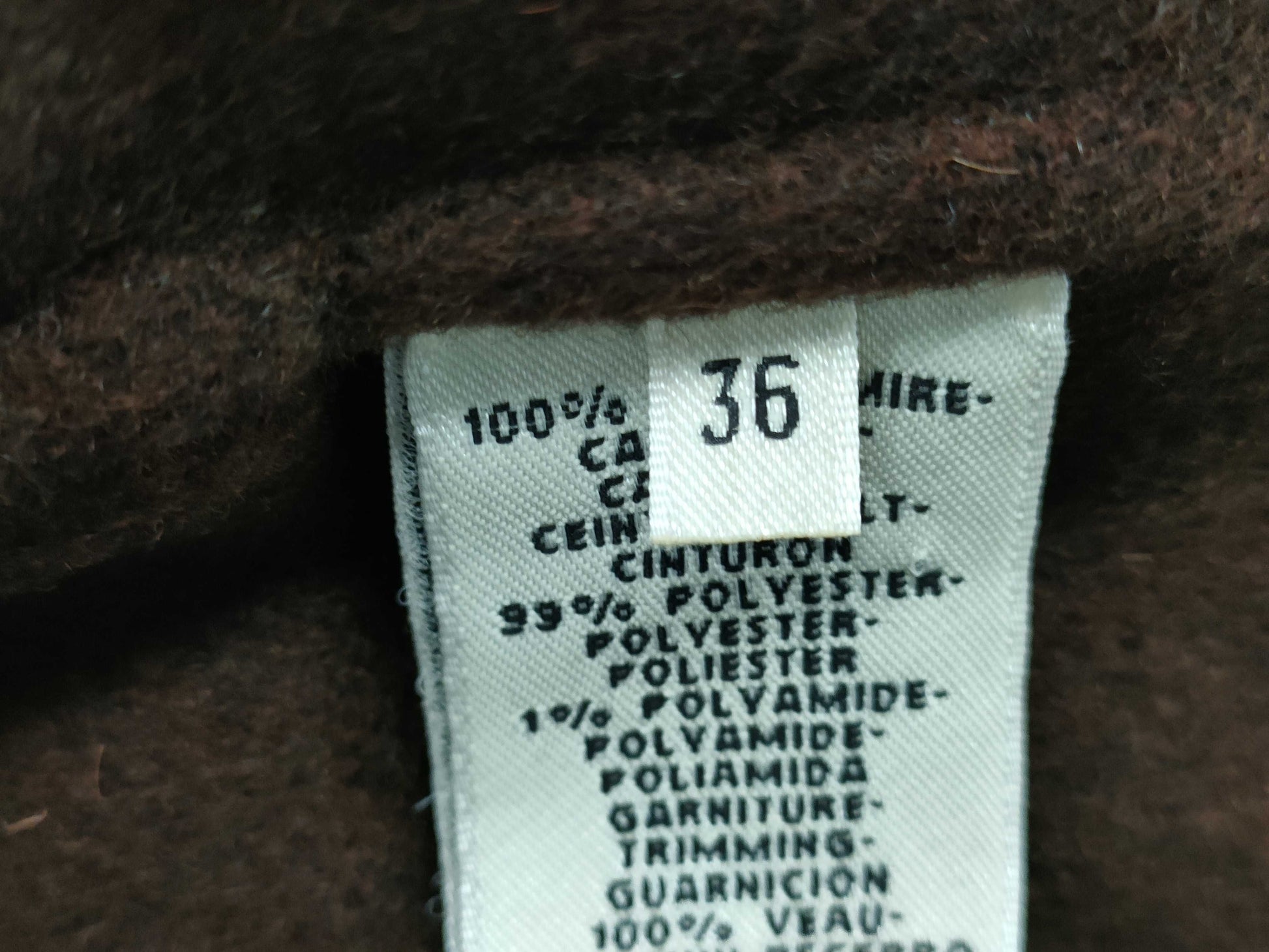 HERMES Hermes cashmere coat 36 coat
