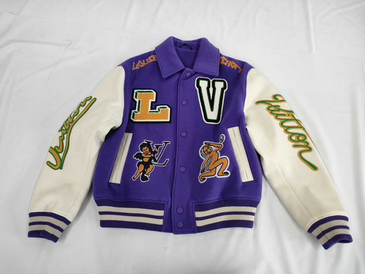 LOUIS VUITTON LOUIS VUITTON Louis Vuitton Multi-Patch Varsity Blouson Jacket Size 50 Jacket