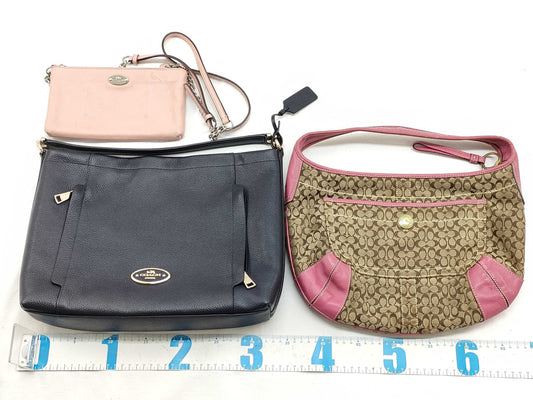 COACH 3-piece shoulder bag