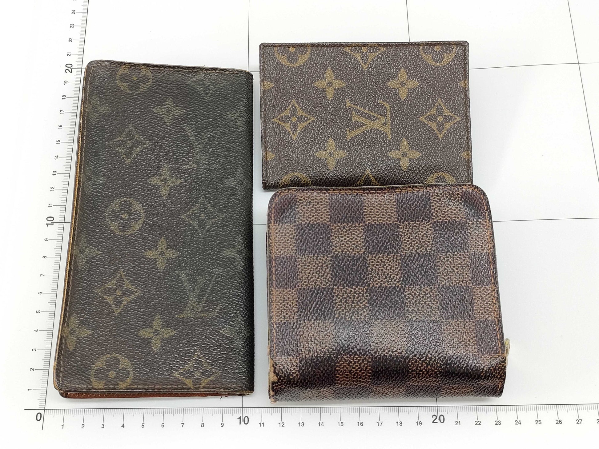 LOUIS VUITTON Monogram Louis Vuitton Wallet 3-Piece Set