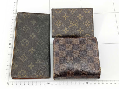 LOUIS VUITTON Monogram Louis Vuitton Wallet 3-Piece Set