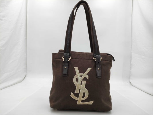 Yves Saint Laurent Kahala Leather Tote Bag