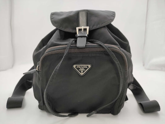 PRADA Nylon Prada Nylon Backpack Black W19 Backpack