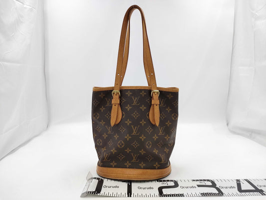 LOUIS VUITTON Monogram Bucket PM VI0050 Shoulder Bag