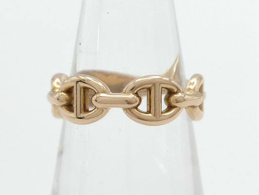 HERMES Chaine d'Ancre Enchaine #49 PG Au750 4.0g Ring 