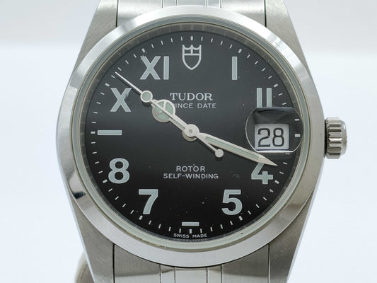 TUDOR 74000 B950347 Unique Dial Black Boys' Watch