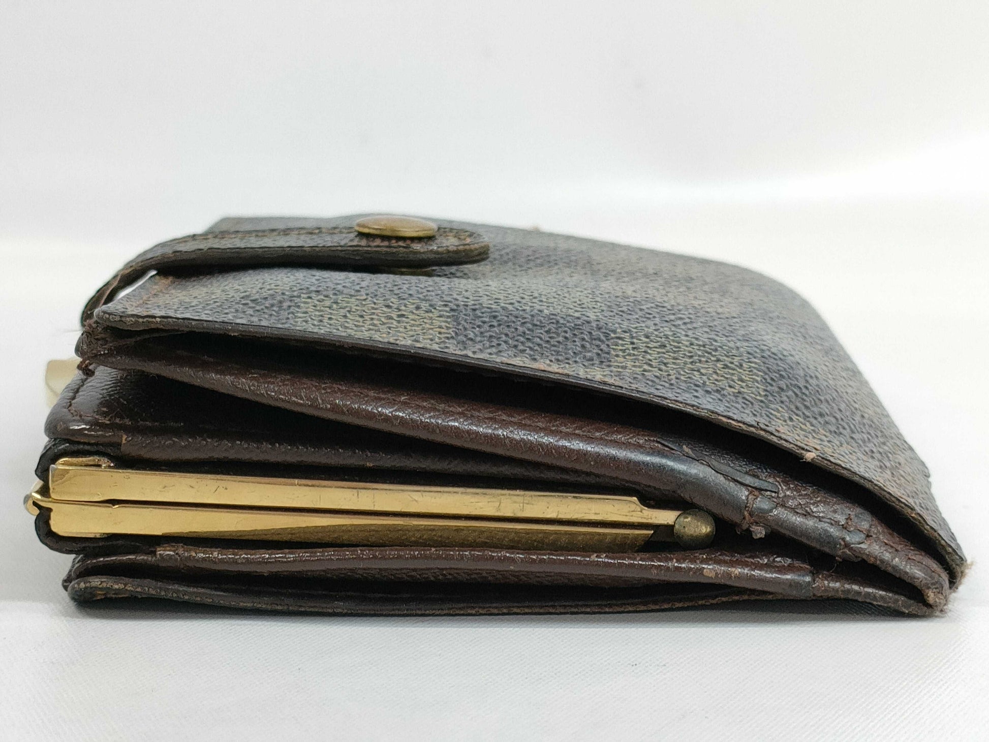 LOUIS VUITTON Damier Viennois MI1024 Wallet