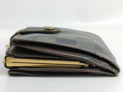 LOUIS VUITTON Damier Viennois MI1024 Wallet