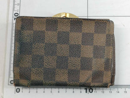 LOUIS VUITTON Damier Viennois MI1024 Wallet