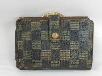 LOUIS VUITTON Damier Viennois MI1024 Wallet