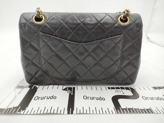 CHANEL Matelasse 23 Lambskin Double Flap/Chain Shoulder Bag