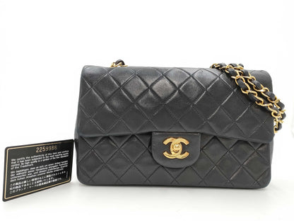 CHANEL Matelasse 23 Lambskin Double Flap/Chain Shoulder Bag
